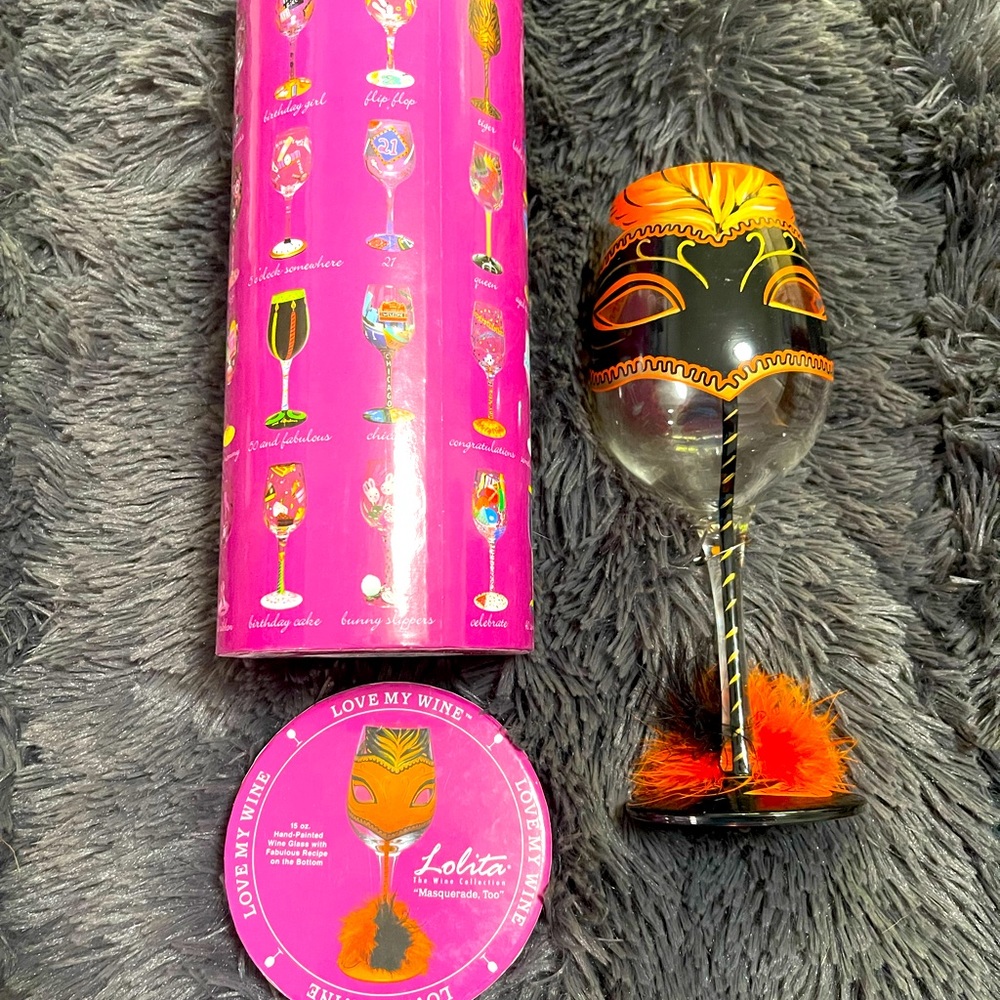 Lolita Seasonal Wines Glasses w/box, sold separately $15 each